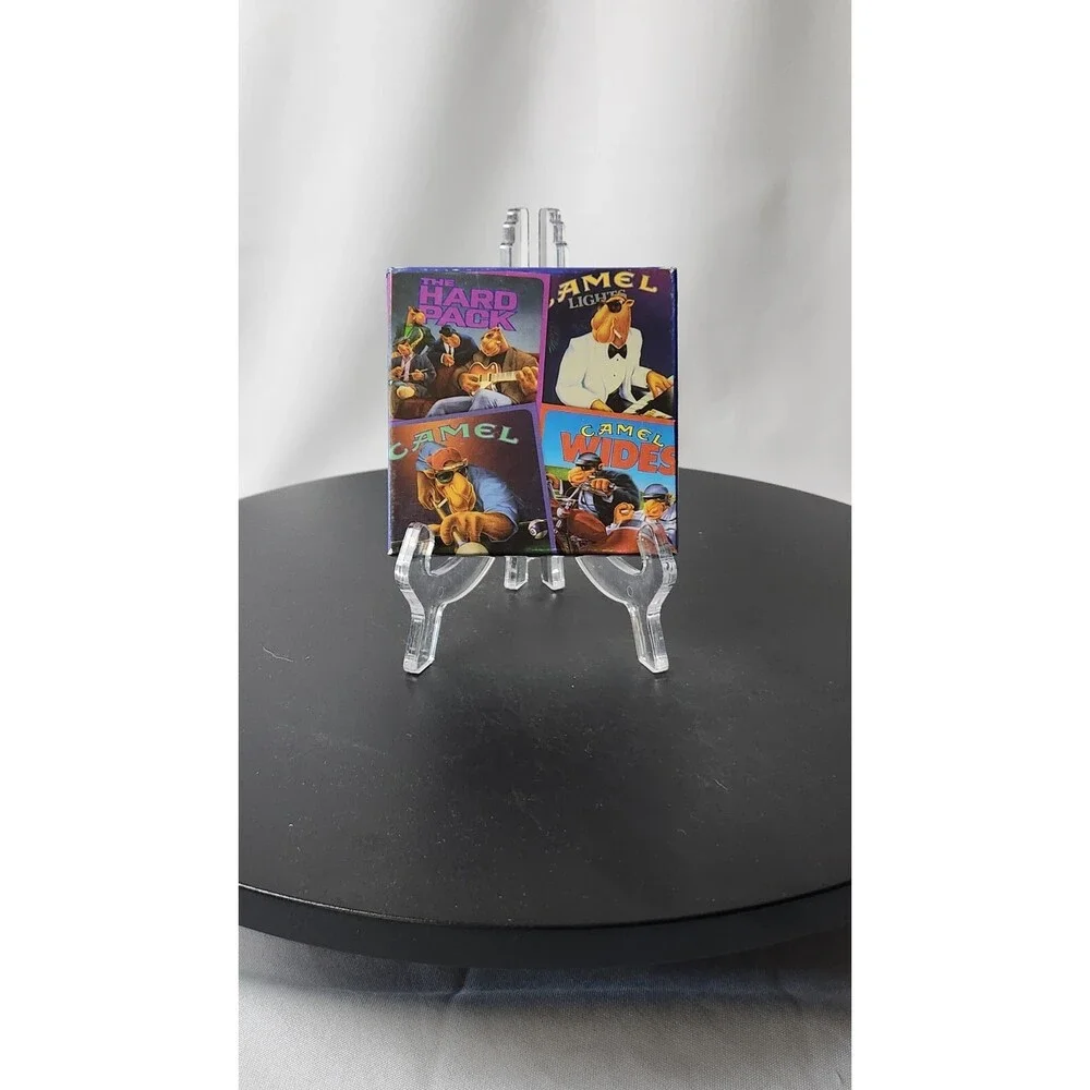 Camel Cork Bottomed Drink Coasters HARD PACK .CAMEL LIGHTS. CAMEL WIDES, CAMEL